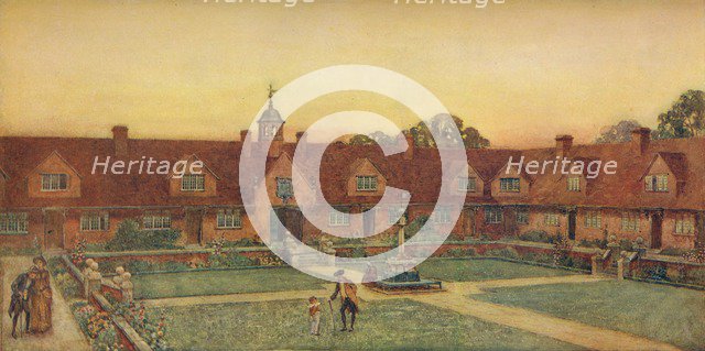 'The Churchill Cottage Homes, Somerset. Silcock and Reay, Architects', 1907. Artist: Unknown.