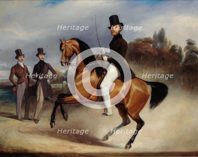 The Count of Lancosme-Breves, 1840. Creator: Pierre Francois Eugene Giraud.