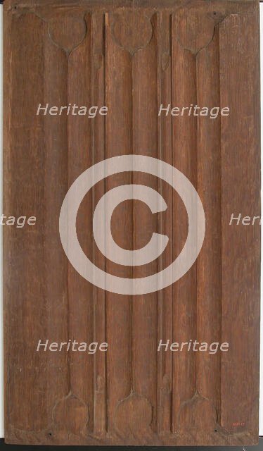 Panel, British, 15th century. Creator: Unknown.