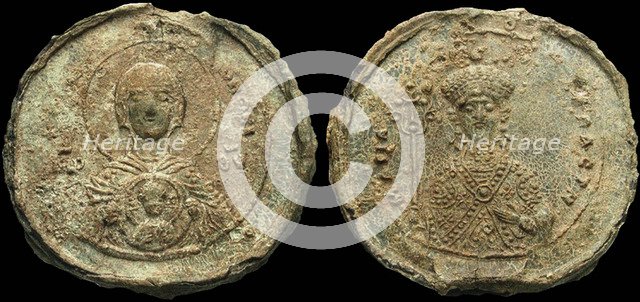 Seal of Empress Maria of Alania, 1070. Artist: Numismatic, Ancient Coins  