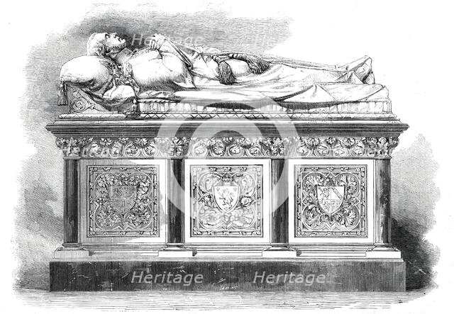 Monument to the late Earl of Ellesmere in Worsley Church, near Manchester, 1860. Creator: Unknown.