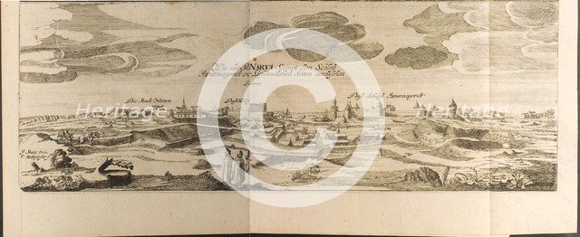 Narva (Illustration from Travels to the Great Duke of Muscovy and the King of Persia by Adam Olear Artist: Rothgiesser, Christian Lorenzen (?-1659)