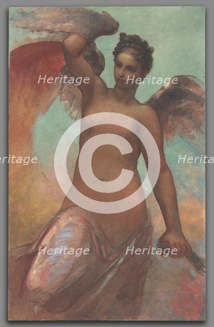 Winged Fortune, 1878. Creator: William Morris Hunt (American, 1824-1879).