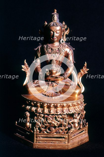 Amitabha Buddha, 18th century. Artist: Anon