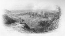'Winchester, from St. Giles Hill', 1859. Artist: Charles Cousen.