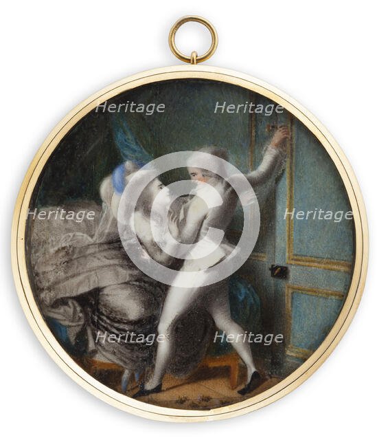 Behind the locks, c1780s. Creator: Unknown.