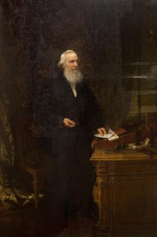 Portrait of Sir Josiah Mason, 1873. Creator: Henry Turner Munns.