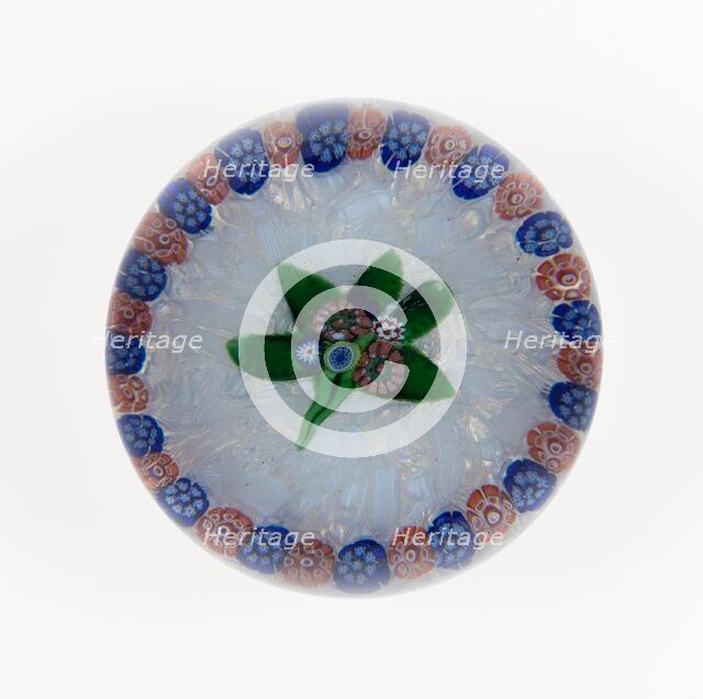 Paperweight, Saint-Louis, c. 1848-55. Creator: Saint-Louis Glassworks.