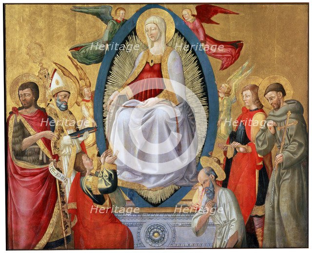 'The Assumption of the Blessed Virgin Mary', 1464-1465. Artist: Neri di Bicci