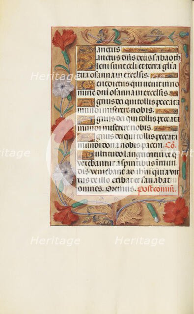 Decorated Text Page; Spinola Hours, about 1510-1520. Creator: Unknown.