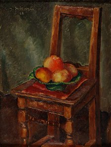 Still life with chair, 1928. Creator: Jean Dehoorn.