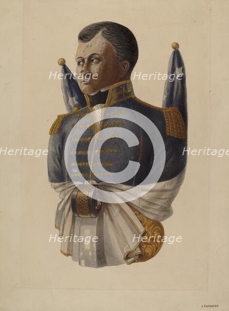 Ship's Figurehead, c. 1938. Creator: Louis Plogsted.