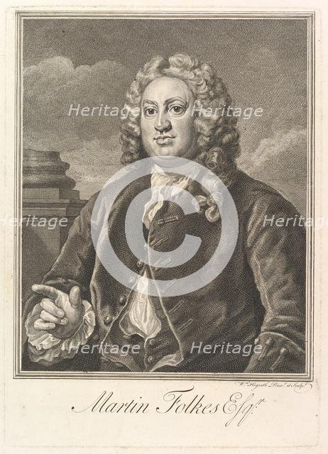 Martin Folkes, 1742. Creator: William Hogarth.