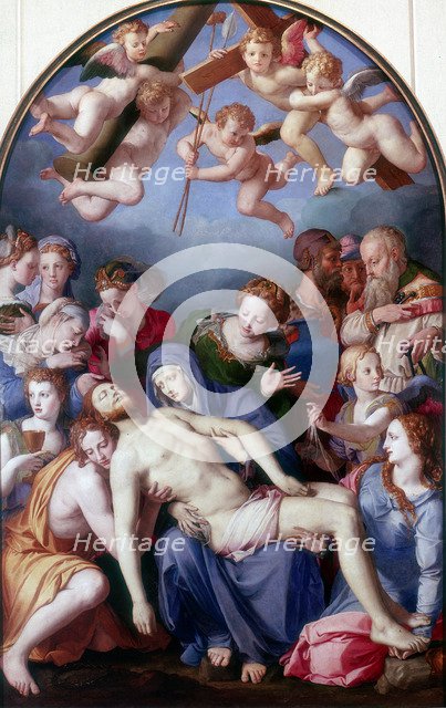 'The Deposition from the Cross', 1443-1445. Artist: Agnolo Bronzino
