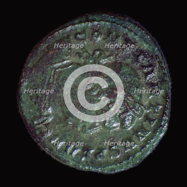 Bronze coin of Constantine I, 3rd century BC. Artist: Unknown