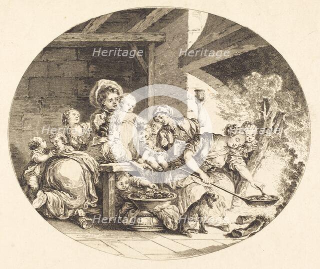 Les Baignets, probably 1782. Creator: Nicolas Delaunay.