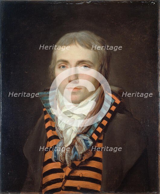 Portrait of Jean-Louis Laya (1761-1833), playwright, c1795. Creator: Louis Landry.