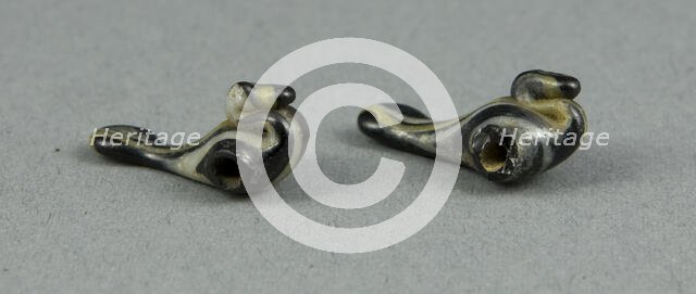 Amulet in the Shape of Two Ducks, Egypt, New Kingdom, Dynasties 18-19 (about 1550-1186 BCE). Creator: Unknown.