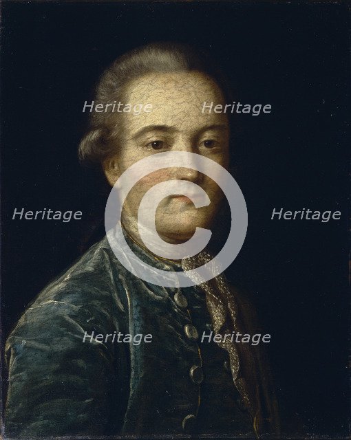 Portrait of Matvei Grigoryevich Spiridov (1751-1829), 1776. Artist: Shibanov, Mikhail (?-after 1789)
