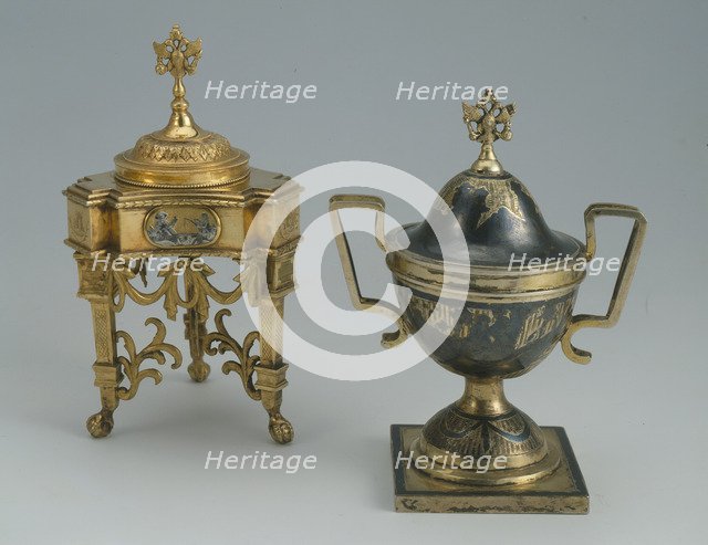 Presentation Salt Cellars, 1787. Artist: Anonymous master  