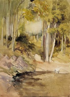 In the Woods, c1890s. Creator: Albert Edelfelt.