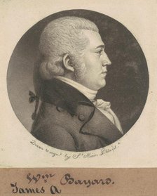 James Asheton Bayard, 1801. Creator: Charles Balthazar Julien Févret de Saint-Mémin.