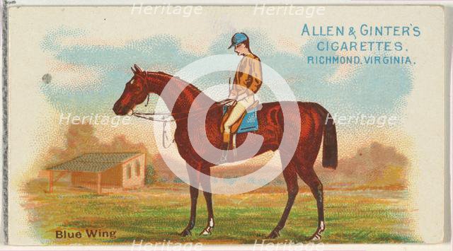 Blue Wing, from The World's Racers series (N32) for Allen & Ginter Cigarettes, 1888. Creator: Allen & Ginter.