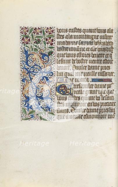 Book of Hours (Use of Rouen): fol. 147v, c. 1470. Creator: Master of the Geneva Latini (French, active Rouen, 1460-80).