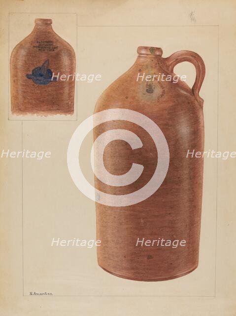 Jug, c. 1936. Creator: Nicholas Amantea.