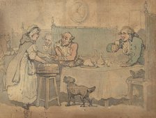 Tavern scene, 1780-1827. Creator: Thomas Rowlandson.