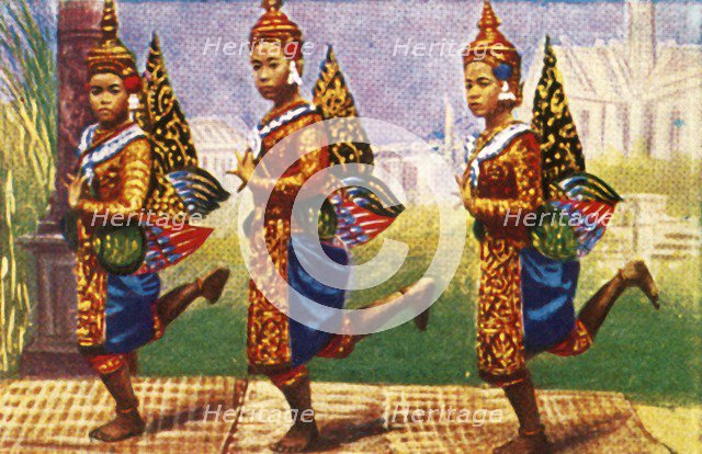 Siamese dancers, c1928. Creator: Unknown.