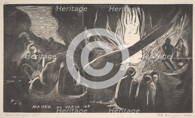 The Devil Speaks, 1893-94. Creator: Paul Gauguin.