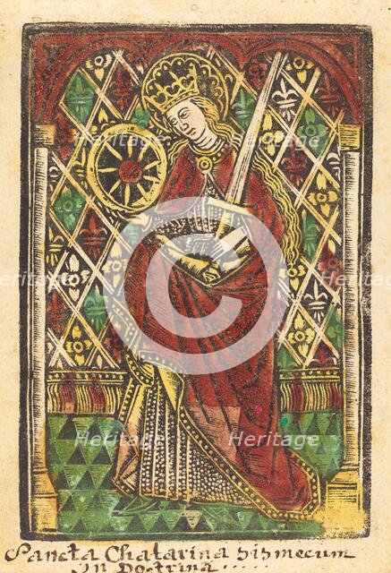 Saint Catherine, 1480 or after. Creator: Master of the Protective Saints of Cologne, Workshop of.