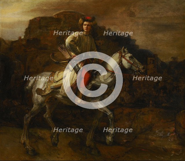 The Polish Rider, c. 1655. Artist: Rembrandt van Rhijn (1606-1669)
