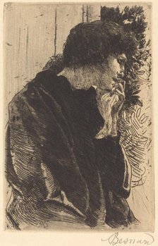 Sadness (Tristesse), 1887. Creator: Paul Albert Besnard.