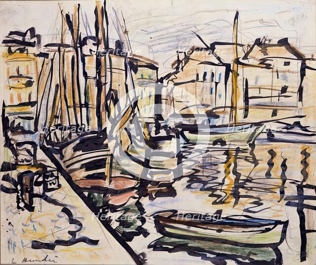 Quayside, 1925-1931. Creator: George Leslie Hunter.