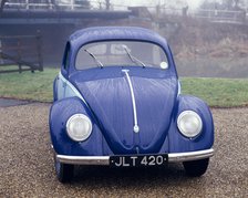 A 1947 Volkswagen Beetle. Artist: Unknown