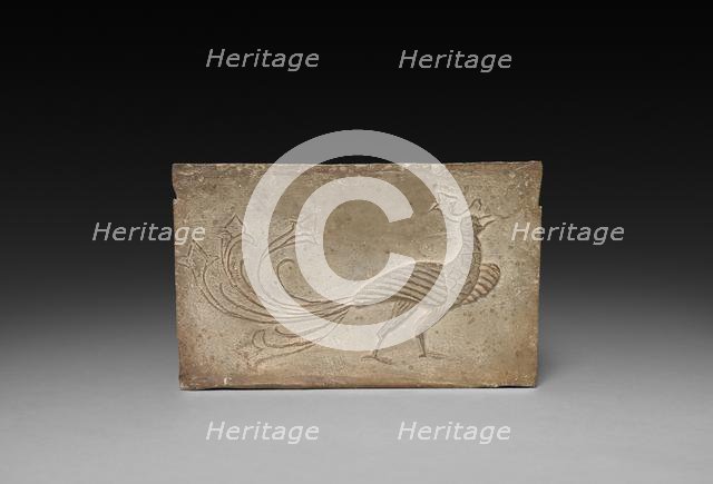 Panel from Model Cooking Stove: Bird and Phoenix, 1st Century BC. Creator: Unknown.