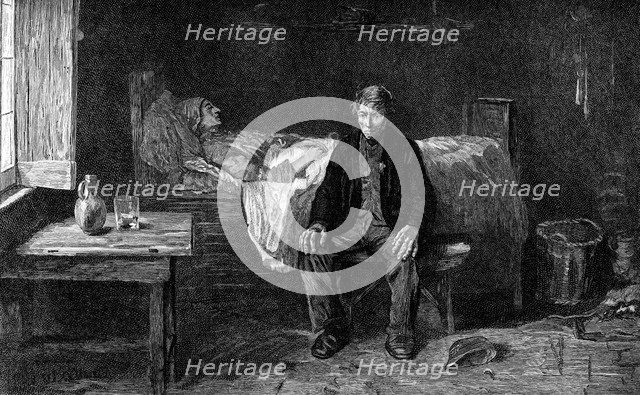 'Alone in the World', 1882. Artist: Unknown