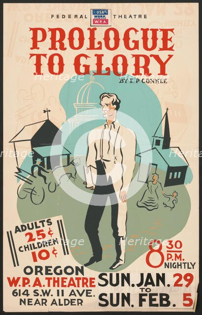 Prologue to Glory, Portland, OR, 1938. Creator: Unknown.