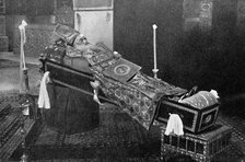 'Lying in State, the Late Armenian Patriarch'.Artist: The American Colony