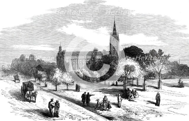 Calcutta Cathedral, from a sketch by one of our special artists, 1876. Creator: Unknown.