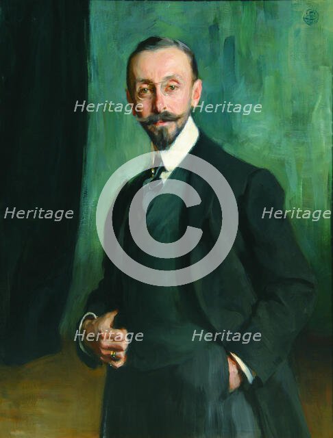 Portrait of Count Dmitry Ivanovitch Tolstoy (1860-1941), 1901. Creator: Braz, Osip Emmanuilovich (1872-1936).