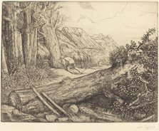 At the Home of the Woodcutters (Chez les bucherons). Creator: Alphonse Legros.