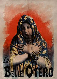 Folies-Bergère. La Belle Otéro, 1894. Creator: Anonymous.