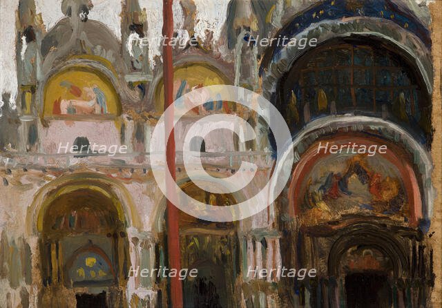 Church of San Marco in Venice, 1904. Creator: Jan Stanislawski.