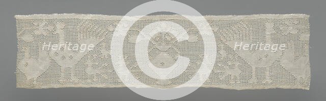 Border (From a Cover), Southern Italy, 1675/1725. Creator: Unknown.