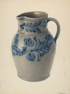 Pitcher, c. 1939. Creator: John Tarantino.