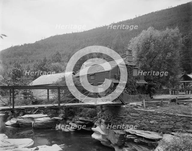 Old studio of artist Hall, near Palenville, Catskill Mts., N.Y., between 1895 and 1910. Creator: Unknown.