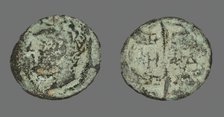 Coin Depicting a Male Head, before 190 BCE (?). Creator: Unknown.